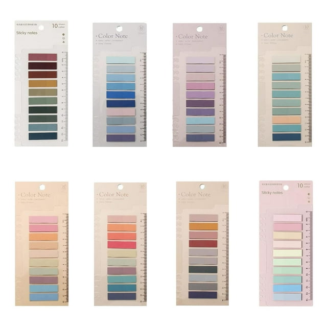 sweethay Pastel Color Index Tabs Aesthetic Classification for Notebooks School Office Suministros de escritura y corrección