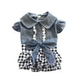 thumbnail image 2 of Flmtop Pet Skirt Soft Breathable Warm Comfortable Dog Garment for Outdoor Demin, 2 of 9