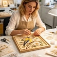 thumbnail image 4 of Luckky Hummingbird Pearl Art DIY Kit,Framed Elegant Bird and Flower Diamond Painting Kit,Pearl Diamond Art Supplies for Adult Beginners and Enthusiasts,Handmade Gift & Home Wall Decoration, 4 of 5