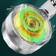 thumbnail image 3 of Cabezal de ducha de hélice, conjunto de alta presión, rotación de 360° con 1 filtro de agua libre, ventilador dorado, turbocompresor, lluvia pura, helix, ducha ecológica, 3 of 5
