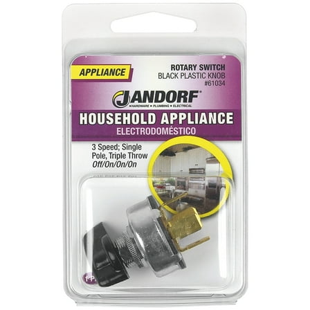 ROTARY SWITCH SPTT 4 TAB