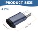 thumbnail image 2 of 4Pcs Adaptador Mini USB a USB C, Adaptador USB C a Mini USB, Adaptador USB C a Mini USB para Teléfono Laptop, 2 of 7