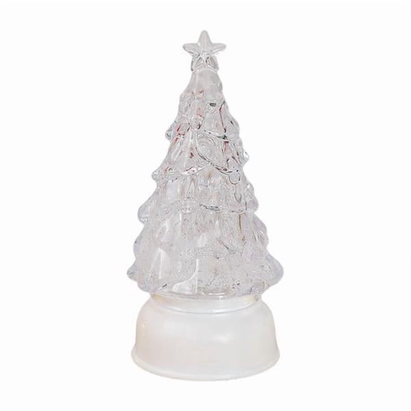 freneci 4xLight up Christmas Tree Sculpture Desktop Ornament for Table Festival Indoor 4 Pcs