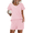 Pink, variant on Ekouaer Womens Pajama Set Summer Short Sleeve Pjs Sleepwear Cute 2 Piece Lounge Sets