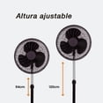 thumbnail image 2 of 16" ventilador de pedestal plastico negro, 2 of 8