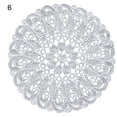 thumbnail image 2 of Vnanda Handmade Crochet Lace Doilies Vintage Round Placemats Snowflake Coasters Mini Doilies Table Placemats Doilies for Table Kitchen Wedding Decoration, Varied Sizes, 2 of 2