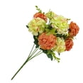 thumbnail image 2 of Toystoory Flor de té de Hortensia, rosas, girasoles, ramo de flores artificiales para el hogar, Hotel, boda, fiesta, tela de seda, decoración Flores artificiales Rosa coral Toystoory HA6641-04B, 2 of 6