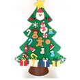 thumbnail image 3 of Árbol de Navidad de fieltro para niños pequeños, árbol de Navidad de fieltro con luces de cadena, juguete Montessori, regalo, decoración del hogar, suministros para fiestas, 3 of 5