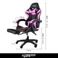 thumbnail image 3 of Silla Gamer Ergonomica Big Room IOSG14020001 rosa, 3 of 7