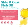 Solid Gold Fish Oil for Dogs & Cats Wild Alaskan Salmon Oil for Dogs