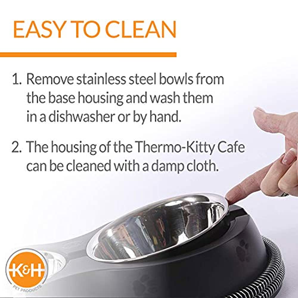 K&H Manufacturing Thermo-Kitty Cafe Heated Food & Water Bowl - image 4 of 6
