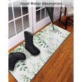 thumbnail image 3 of Eucalyptus Leaf Front Door Mat Watercolor Green Plant Country Welcome Doormat Indoor Outdoor Entrance Floor Mat Non-Slip Washable Runner Rug for Front Porch Decor 20x63 Inch, 3 of 6