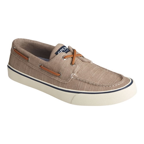 Men s Sperry Top Sider Bahama II Baja Linen Boat Sneaker Walmart