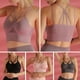thumbnail image 5 of Sujetador deportivo para mujer Hollow Out Criss cross Strappy extraíble acolchado atlético, 5 of 8