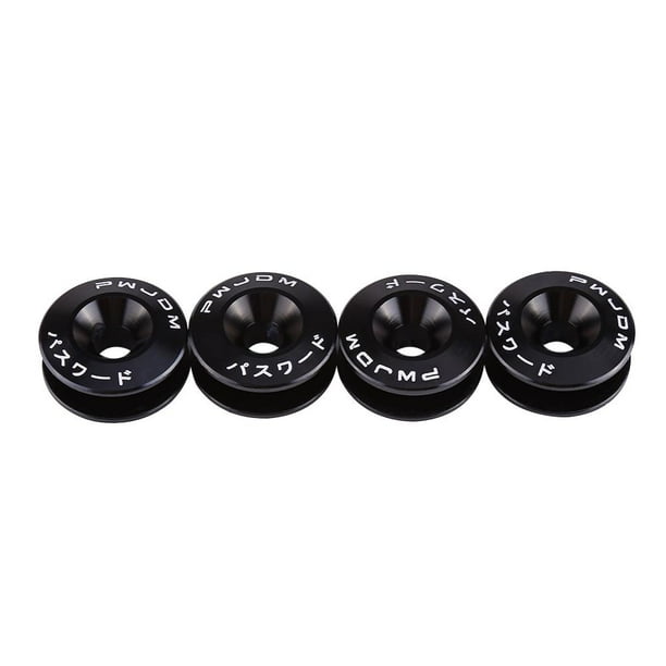 Kit de guardabarros de maletero de parachoques de coche arandela de parachoques de aleación de aluminio de coche/Kit de vestir de bahía de motor de perno cierre de liberación rápida Unbranded QC01849-09