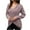 Purple, variant on Women's Fashion Criss Cross Pullover Sweater V Neck Long Sleeve Sweaters Casual Front Slit Cable Knit Tops Ribbed Knit Jumper Tops Y2k Clothes