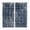 Dark Blue, variant on Boho Blue Kitchen Curtains 63 Inch Length, Vintage Ethnic Modern Geometric Abstract Grommet Top Bedroom Living Room Curtains, Light Filtering Cafe Curtain Drapes 2 Panels Set 84''x63''