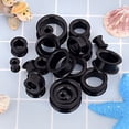 thumbnail image 2 of DESIGNICE 20Pcs Tunnels Kit 2G-1" Silicone Ear Skin Gauges Plugs Ear Expander Stretching Set, 2 of 5