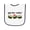 White and Navy, variant on Inktastic We Be Rollin Cute Sushi Baby Terry Cloth Bib