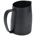 thumbnail image 3 of Milk Jug Cup, Integrated Professional Milk Pitcher Pointed  450ml With PTFE Coating For Cafe Black, 3 of 8