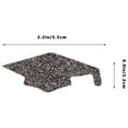 thumbnail image 2 of FESTFENDS Decorativo Negro De Gorro De Graduación Para Adornar Invitaciones Y Festiva, 2 of 6