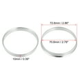thumbnail image 5 of Unique Bargains 4pcs 72.6mm to 70.6mm Aluminium Alloy Car Hub Centric Rings, 5 of 7
