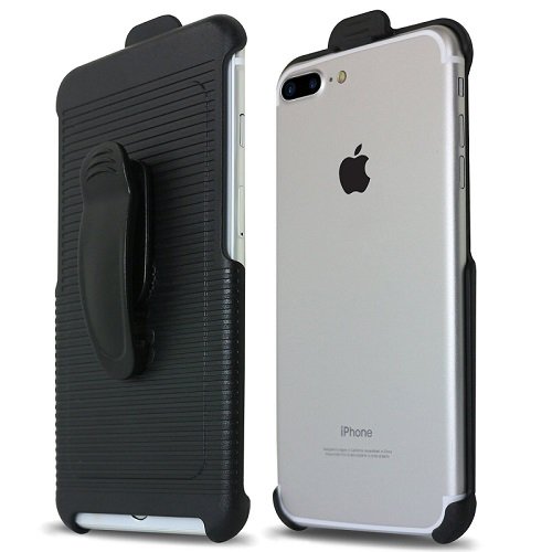 For iPhone 6/6S/7 Black Swivel Belt Clip Holster Case