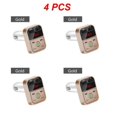 thumbnail image 1 of 1/2/4PCS Handfree Car Charger Bluetooth Dual USB Voltage Display Phone Charger Adapter Cigarette Lighter Power for Phone Car, 1 of 1