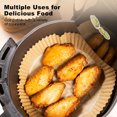 thumbnail image 5 of Air Fryer Paper Liners Disposable: 100PCS Round Oven Insert Parchment Paper Grease and Water Proof Non Stick Liners for Baking Cooking, 5 of 5