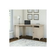 thumbnail image 2 of Bush Furniture Salinas 55W Corner Desk with Storage in Antique White, 2 of 2