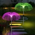 thumbnail image 2 of Solar Garden Lights Outdoor Waterproof, 7 Color Changing Jellyfish Solar Flower Lights, Outdoor Solar Lights for Yard, Backyard, Lawn Decoration (2 Pcs), 2 of 2