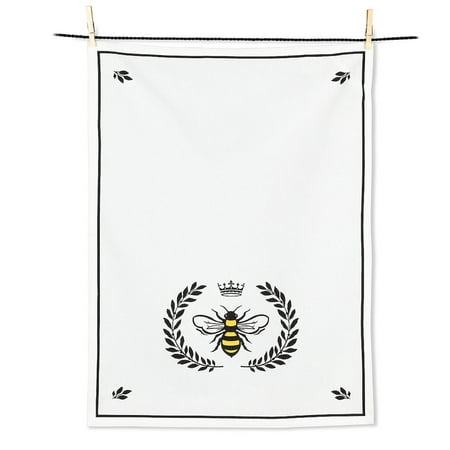 

Set of 2 Bee in Crest Tea Towel