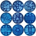 thumbnail image 2 of Minnieouse Nail Art DIY Stainless Tools Design Christmas Plates Decorations Manicure Stamping Texture Polish Geometry Set Plate Juegos de manicura Minnieouse CE006858-00, 2 of 6