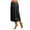 Black, variant on Elegant Women's Casual Lace Trim Underskirt Half Dress Extender Layering Piece