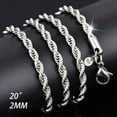 thumbnail image 6 of K-KED Fashion Women 925 Silver Clavicle Chain Pendant Necklace Charm Wedding Jewelry-Style 8, 6 of 9