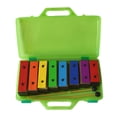 thumbnail image 1 of 8 Note Xylophone Colorful Glockenspiel Removable Color Metal Plates Resonator with Plastic Mallets Green Percussion Instrument Musical Present for Christmas Birthday Kid, 1 of 3