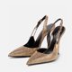 thumbnail image 1 of Zapatos de tacón de aguja con hebilla de lentejuelas y diamantes de imitación para mujer, calzado elegante con punta puntiaguda, moda de primavera y verano, 1 of 5