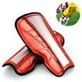 thumbnail image 2 of Espinilleras de fútbol para niños y jóvenes, espinilleras y mangas para espinilleras para niños y niñas para partidos de fútbol. Protección acolchada que reduce golpes y lesiones., 2 of 8
