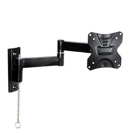 RV TV Mount, lockable with chain release, 2311l full motion perfect for rvs campers trucks articulating arm tilts swivels fits screens up to 42 and 33 lbs vesa up to 100x100
