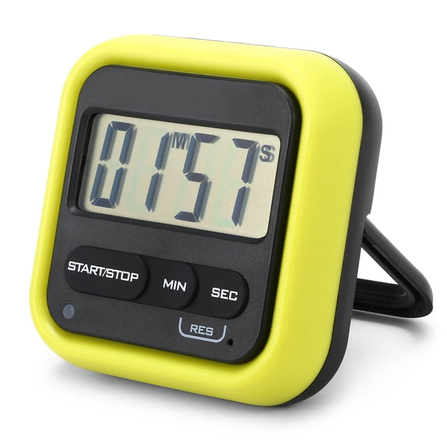 Kitchen Timer Digital Stopwatch with Loud Alarm Large LCD Count up or Countdown Timer for