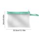 thumbnail image 3 of Clear Frosted TPU Waterproof Portable File Bag Document Pouch For Papers And Office Supplies, 3 of 6