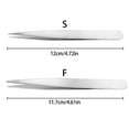 thumbnail image 5 of Zeiwohndc Fine AntiCorrosion Stainless Steel Tweezers Professional Watch Repair Tool, 5 of 11