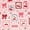 Color 2, variant on Peel and Stick Wallpaper 23.6in x 9.8ft Retro Cherry Red Bows Floral Accents Pink Contact Paper Vinyl Waterproof Self Adhesive Wall Paper for Bedroom Shelf Cabinet Renter Friendly