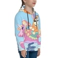 thumbnail image 3 of Lsque Bluey Patten Youth Hoodie Sweatshirt Pullover with Kangaroo Pocket Boys and Girls Hoodie Warm Hoodie for Kids, 3 of 8