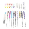 thumbnail image 3 of Oubit Colorful Crochet Hooks Set,9Pcs Crochet Hooks Various Crochet Hooks Crochet Needle World-Class Design, 3 of 9