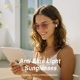thumbnail image 3 of Gafas Goiteia FL 41 con filtro de luz azul tono rosa, 3 of 7
