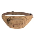 thumbnail image 2 of Liquidation d'Été! Nouveau Sac Banane de Sport en Toile pour Hommes et Femmes, Grande Capacité de Rangement Résistant à la Saleté, Design Multi-Couches, Randonnée en Plein Air, Voyage et Entraînement Physique, 2 of 5