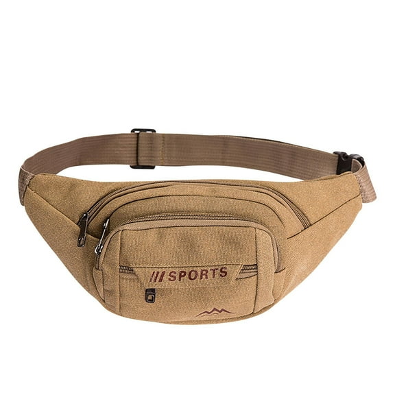 Midsumdr Large Crossbody Fanny Pack,Gifts for Enjoy Sports Festival Workout Traveling Running Casual Hands-Free Wallets Waist Pack Phone Storage Belt Bag Travel Bag