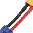 thumbnail image 3 of RC Car EC5 Connector Professional XT90 Male to EC5 Female Cable for RC Cars 12AWG, 3 of 4