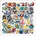 thumbnail image 2 of 100 Pcs Pokemon Stickers Collector Set - Premium Vinyl Decals for Tumbler, Skateboard, Tech Devices | Anime Art Pack, 2 of 4